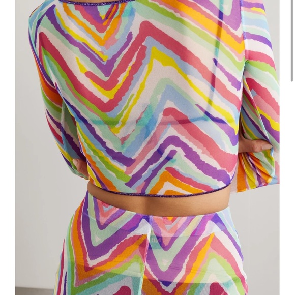 NWT Missoni Mare Mesh Colorful Top - Picture 3 of 3